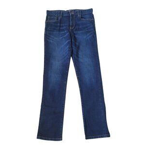 Lucky Brand Juniors Mid Rise Sweet Straight Leg Ankle Length Stretch Denim Jeans